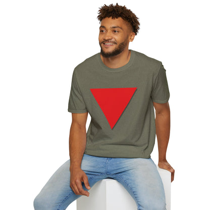 Red Triangle Softstyle Unisex T-Shirt, Various Colours