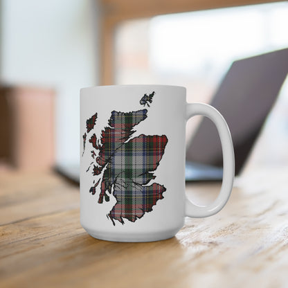 Tasse de carte de tartan d’Écosse - Stewart Tartan, différentes tailles 