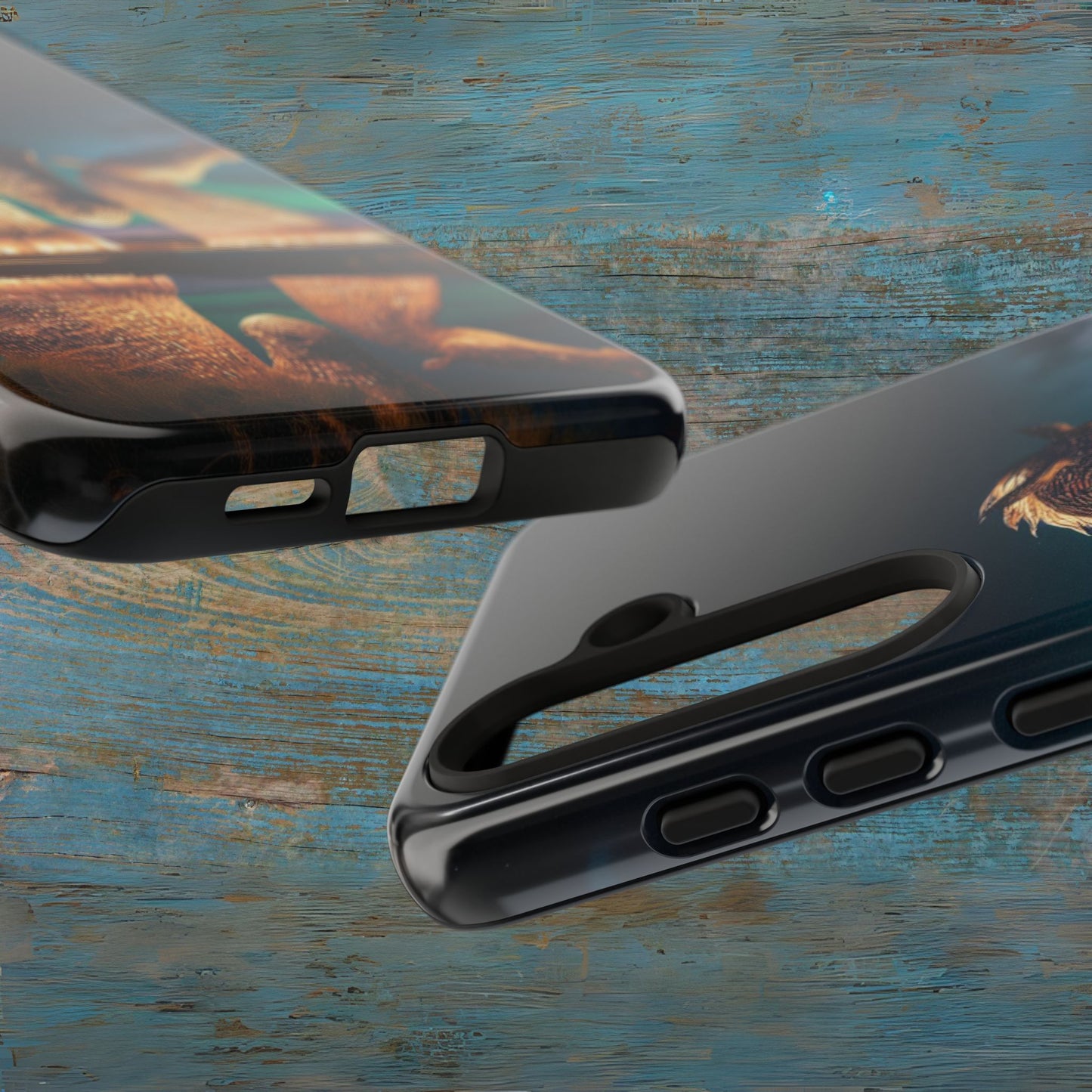 Kelpies Northern Lights Art Phone Case, Scotland, Samsung