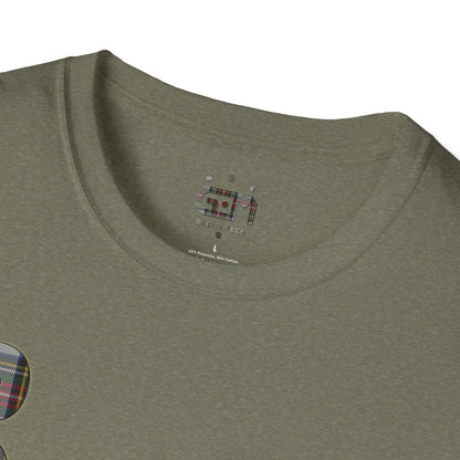 Scotland Lettering Stewart Dress Tartan Softstyle T-Shirt, Unisex Tee, Various Colours