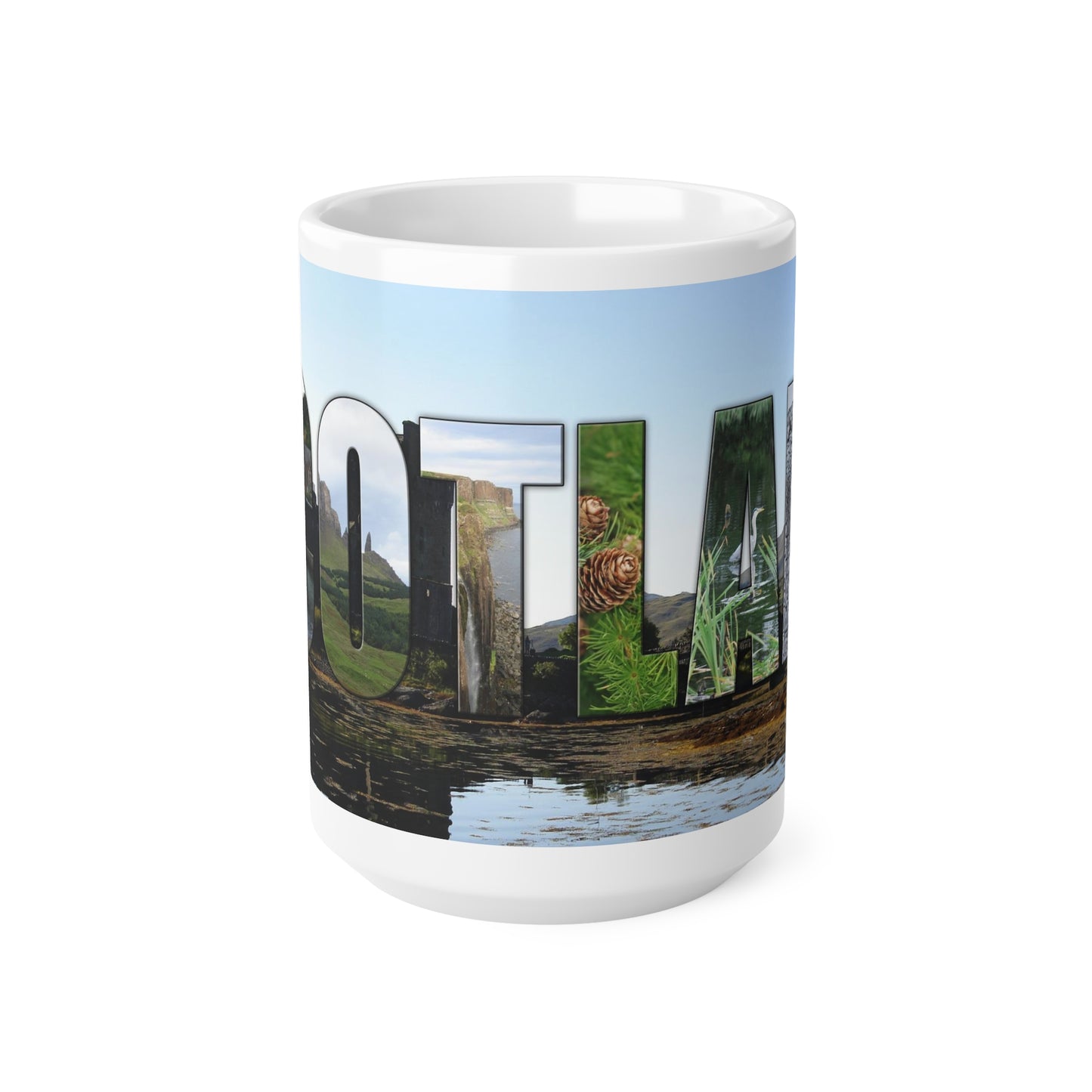 Eilean Donan Castle Scotland Photo Mug, Coffee Cup, Tea Cup, Scottish Art, Scottish Landmarks, Scottish Nature, White