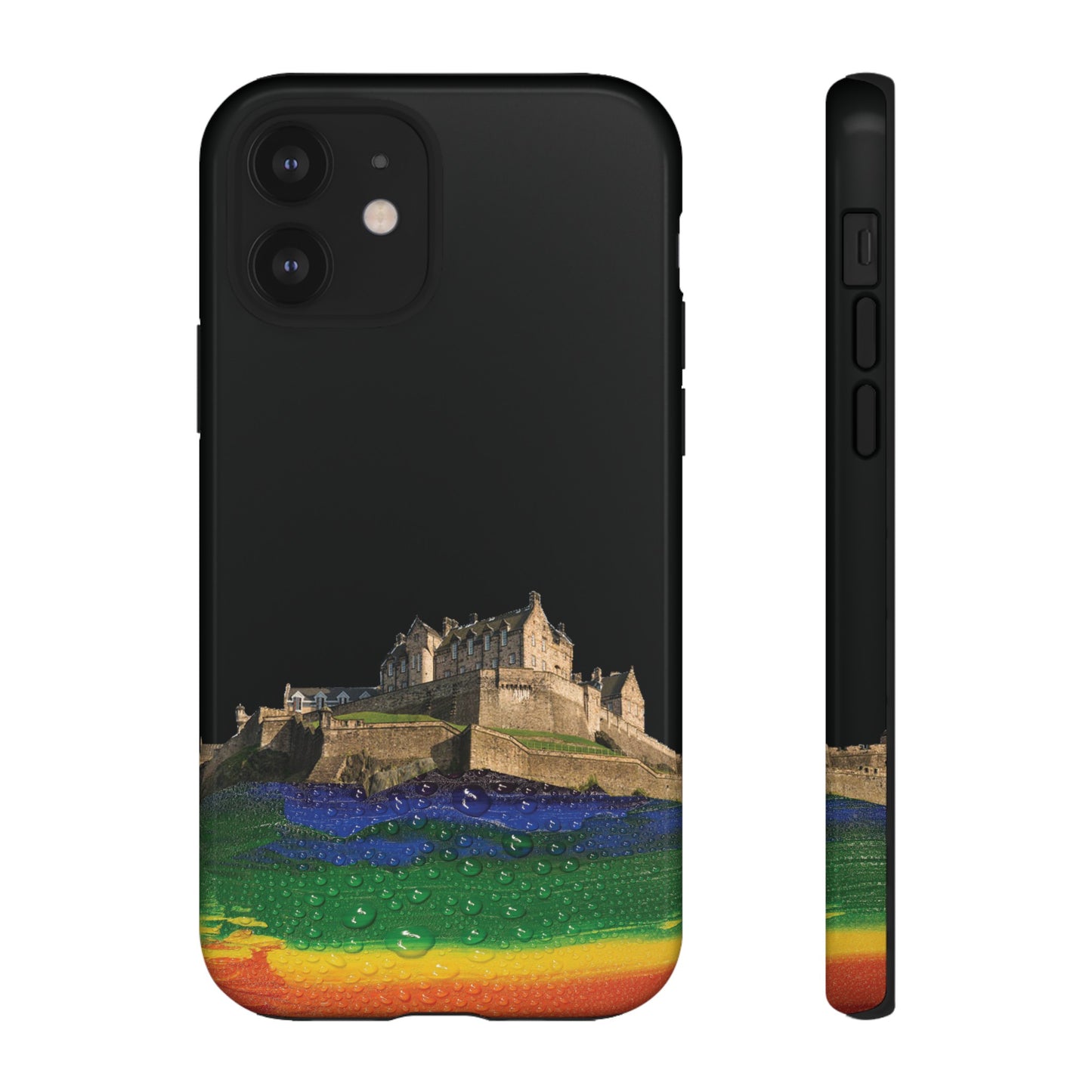 Edinburgh Castle Pride Rockface Phone Case - Rain, Various