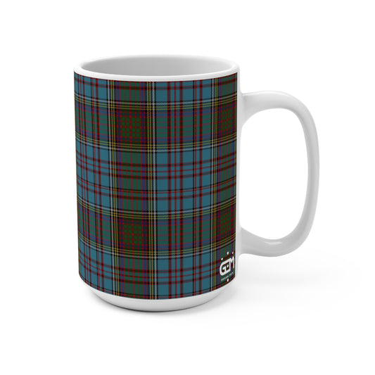 Scottish Tartan Mug 15oz, Anderson Tartan