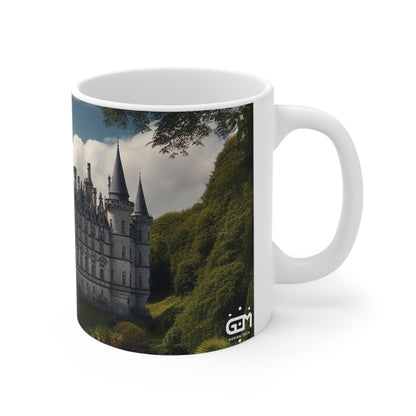 Dunrobin Castle Mug - Sutherland, Coffee Cup, Tea Cup, Scotland, White