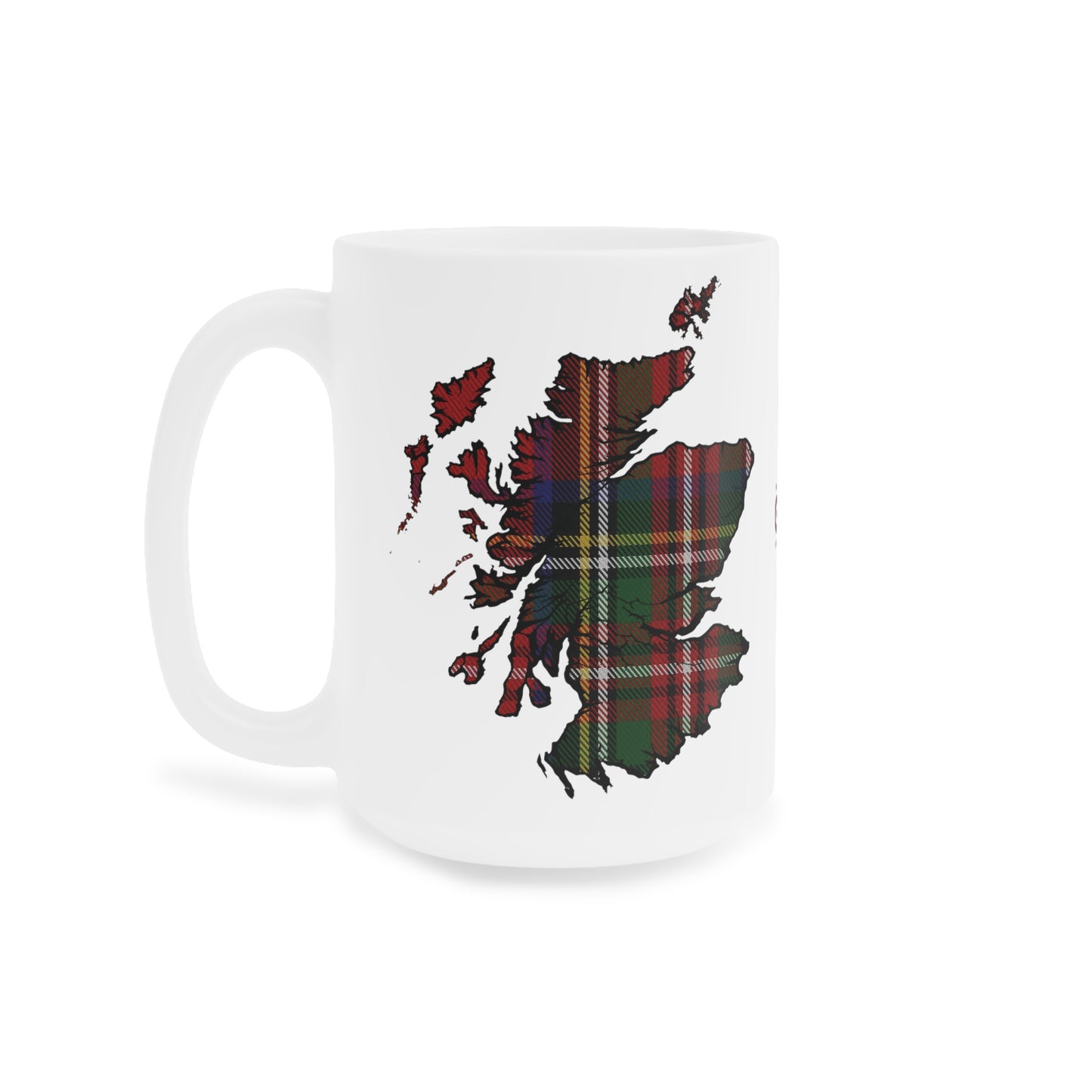 Tasse de carte de tartan d’Écosse – Stewart Royal Tartan, différentes tailles 