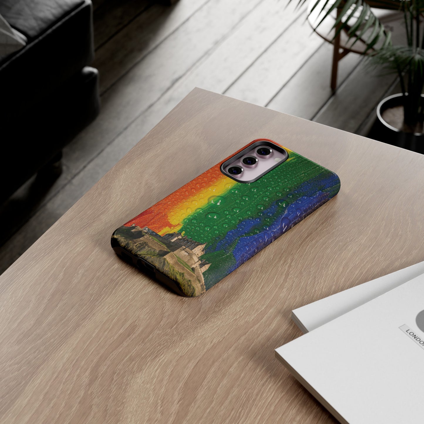 Edinburgh Castle Pride Phone Case - Rain, Various