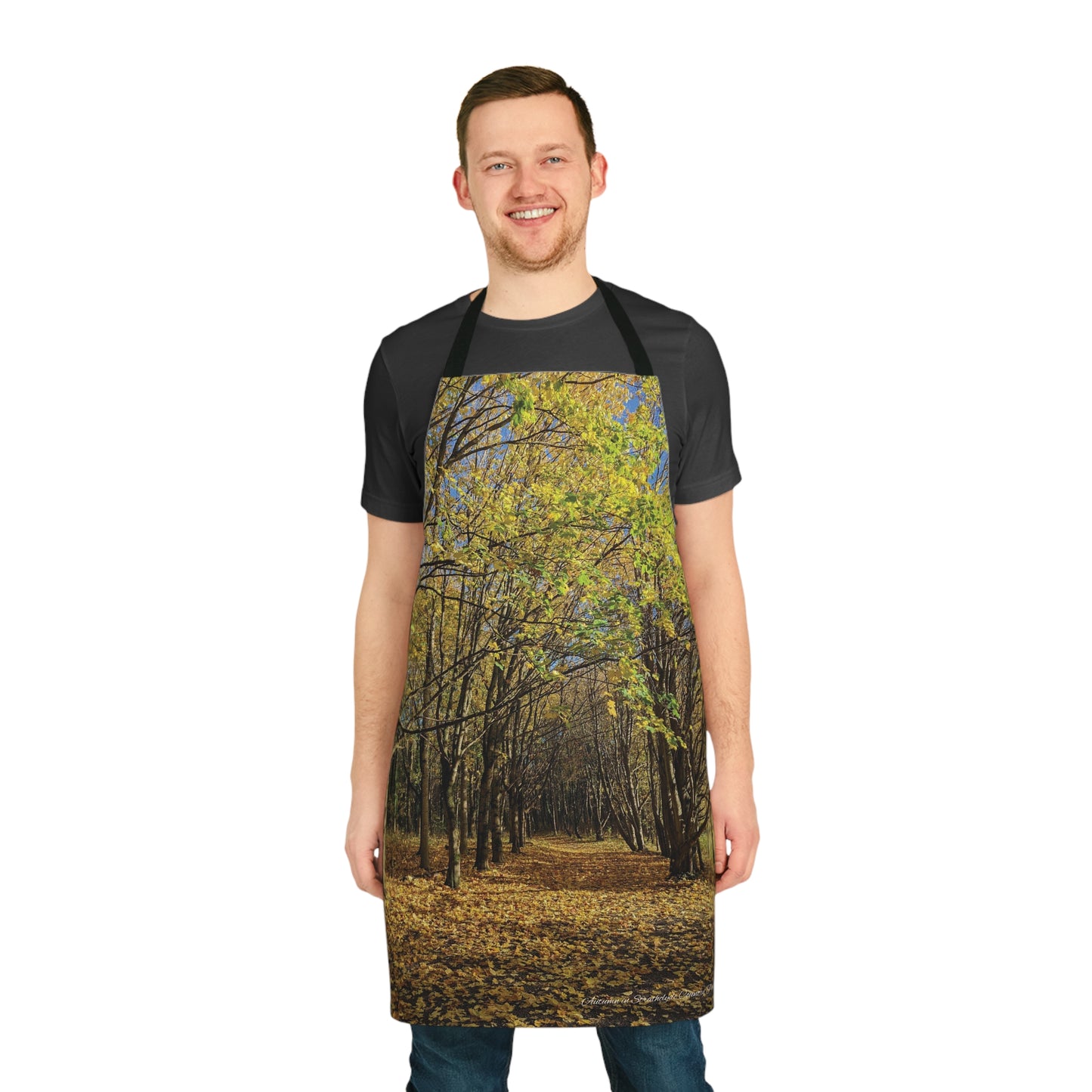 Autumn in Scotland Apron, Scottish Art, Strathclyde Country Park, Scottish Parks, Cooking Apparel, Chef Accessory, Nature