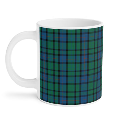 Tartan Mug - Flower of Scotland Tartan, Scottish, Various Sizes