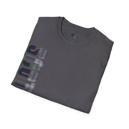 Scotland Lettering Argyle Dress Tartan Softstyle T-Shirt, Unisex Tee, Various Colours