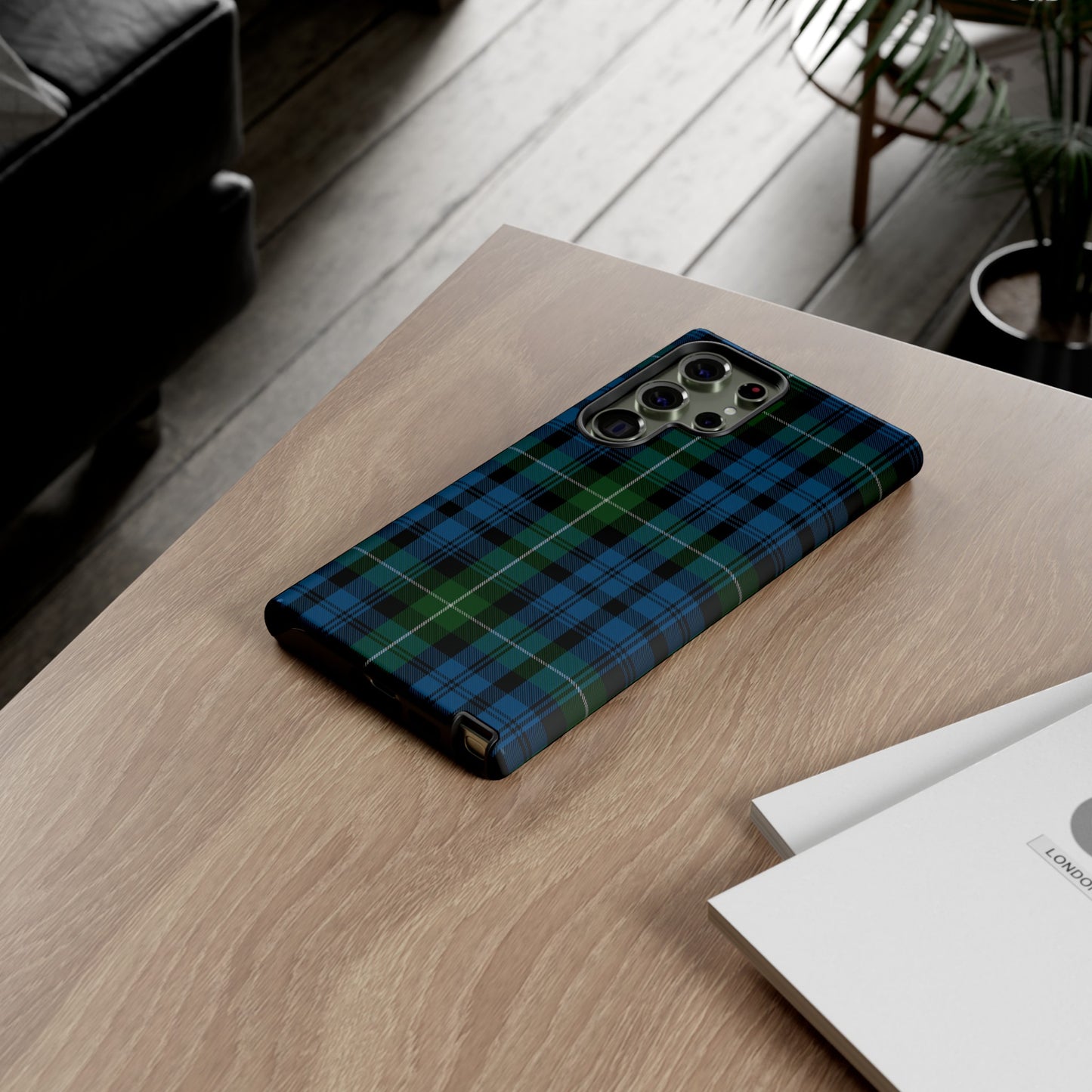 Étui de téléphone à motif tartan écossais - Lamont, divers