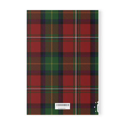 Scottish Tartan Softcover A5 Notebook - Boyd