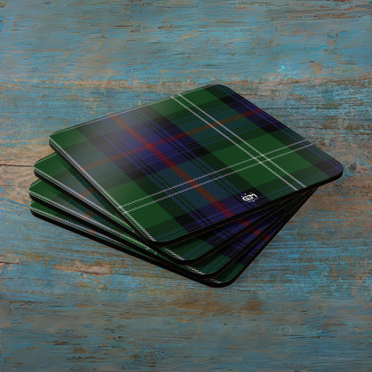 Scottish Tartan Cork Coaster Set (N-S)