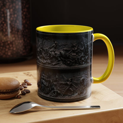 Tasses décoratives Écosse en gros plan - Scènes variées (jaune)