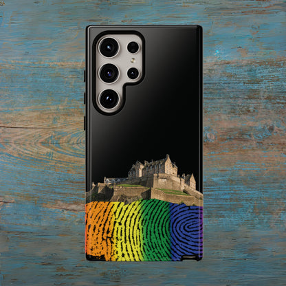 Edinburgh Castle Pride Rockface Phone Case - Fingerprint, Various