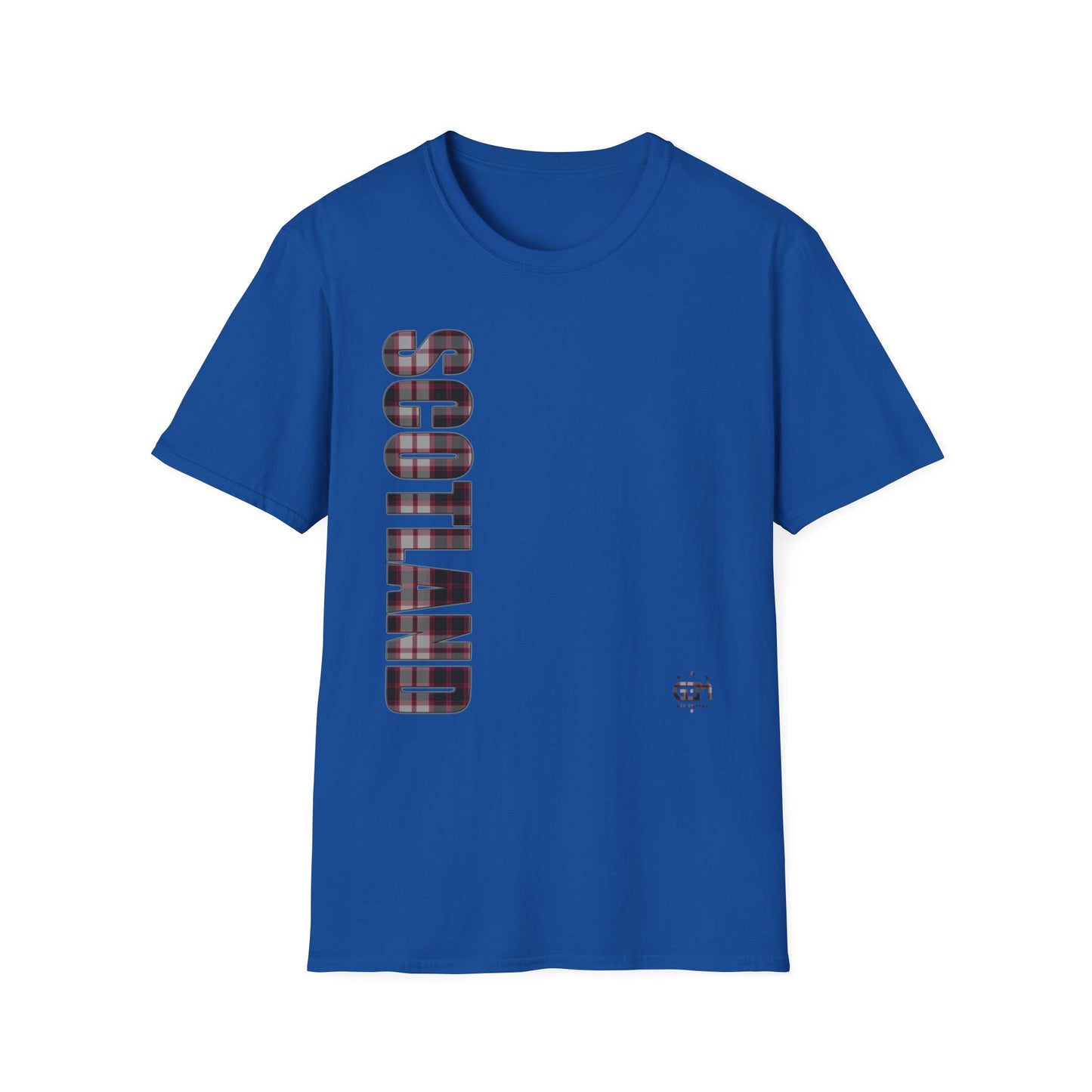 Tartan Scotland Lettrage Softstyle T-shirt unisexe, MacPherson Tartan Tee 