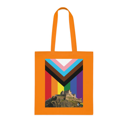 Edinburgh Castle Pride Progress Sky Cotton Tote Bag