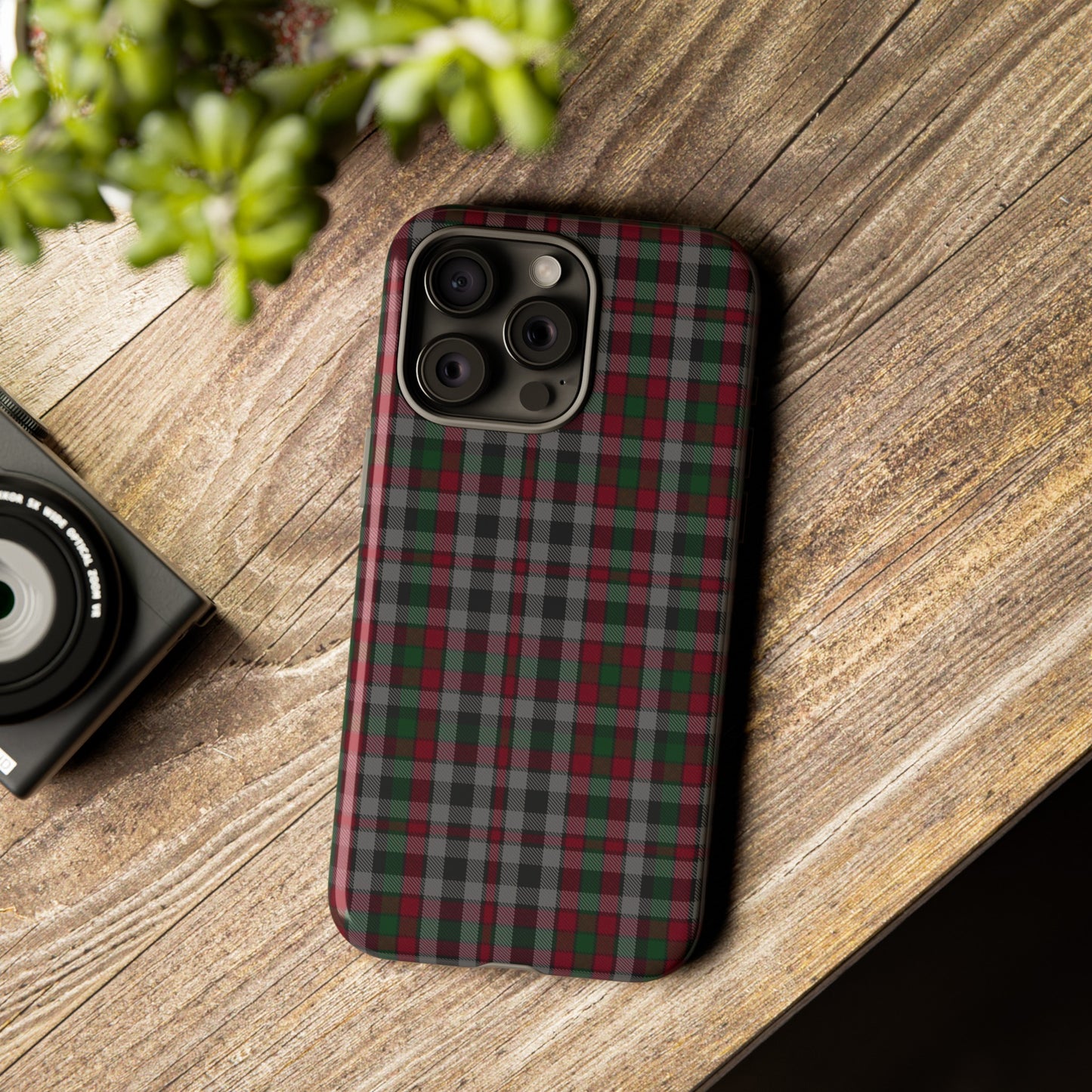 Étui de téléphone à motif tartan écossais - Borthwich, divers