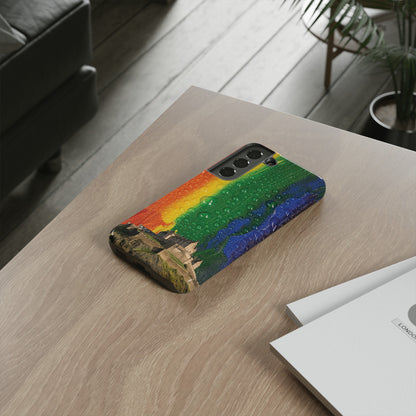 Edinburgh Castle Pride Phone Case - Rain, Various