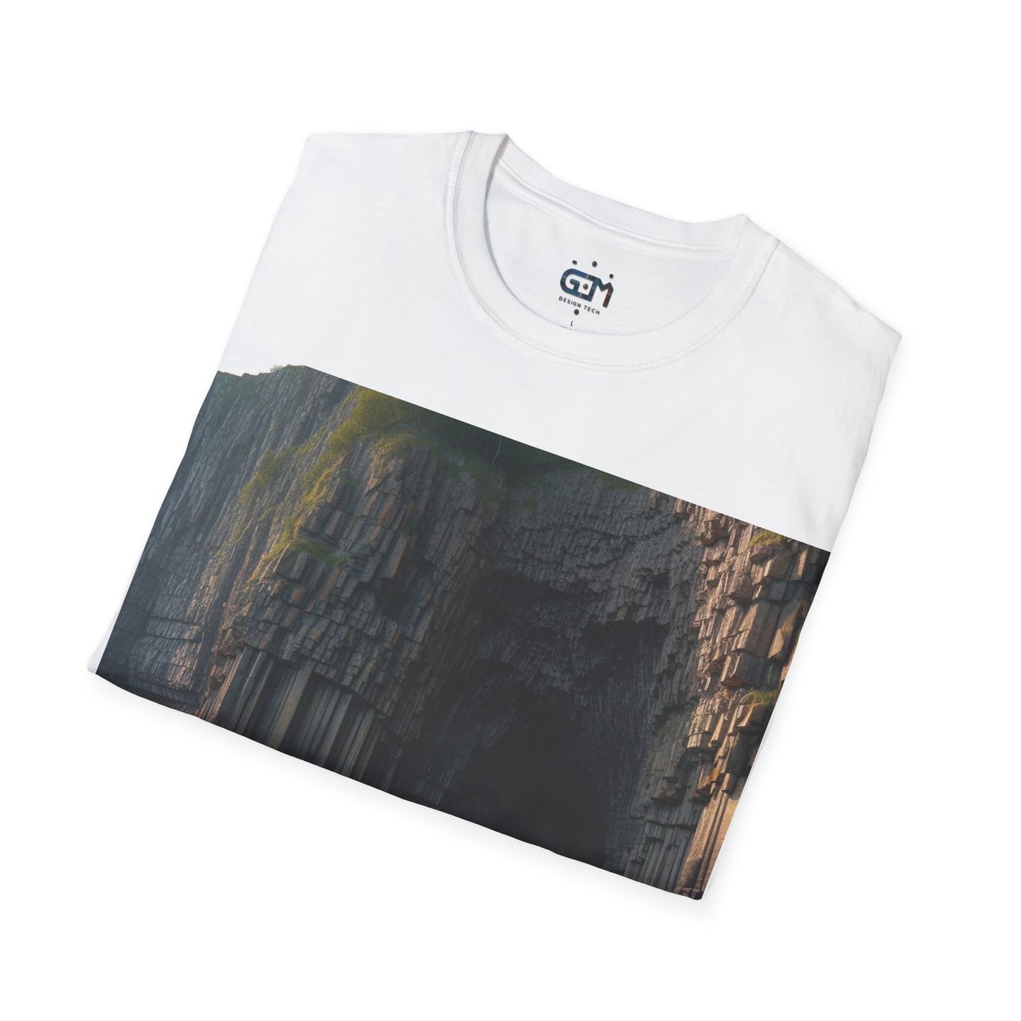 Fingal's Cave - Staffa Softstyle T-Shirt, Unisex Tee, Scottish Landmarks, Various Colours