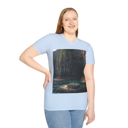 Fingal's Cave - Staffa Softstyle T-Shirt, Unisex Tee, Scottish Landmarks, Various Colours