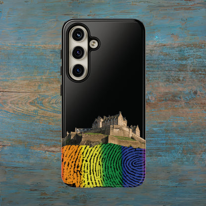 Edinburgh Castle Pride Rockface Phone Case - Fingerprint, Various