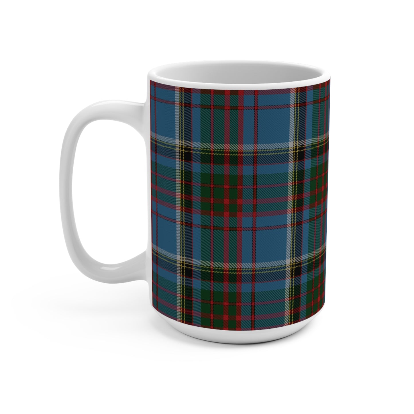 Scottish Tartan Mug 15oz, Anderson Old Tartan