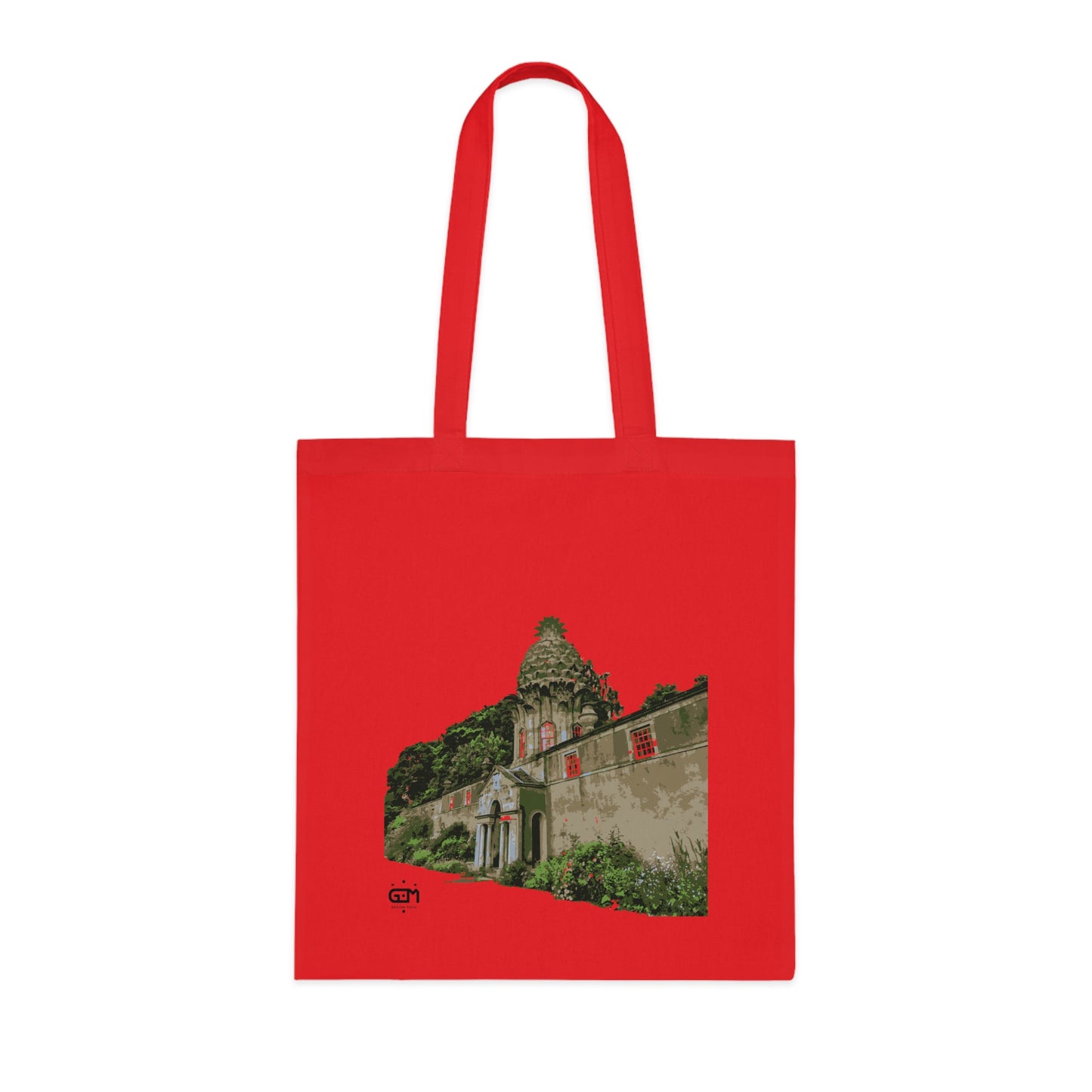 Dunmore Pineapple Art Cotton Tote Bag, Scotland