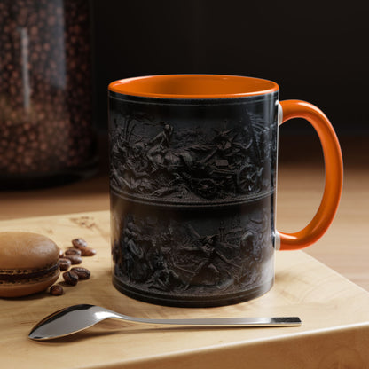 Tasses décoratives Écosse en gros plan - Scènes variées (orange)