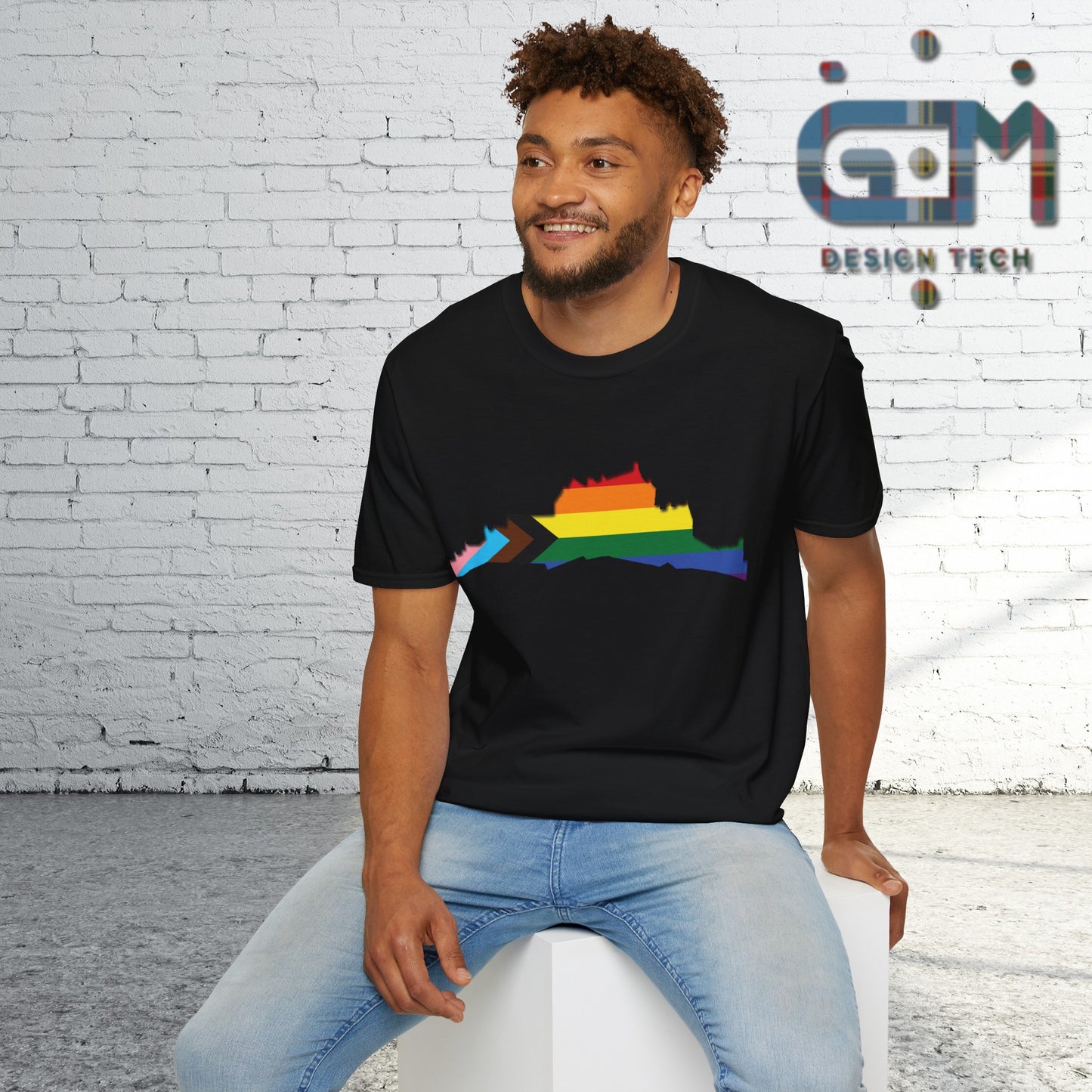 Edinburgh Castle Pride Progress Art Unisex T-Shirt