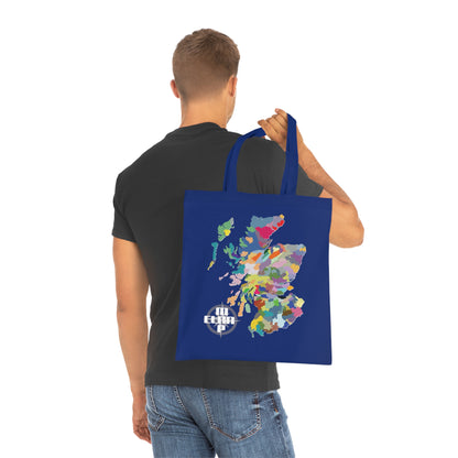 Scotland Clan Map Cotton Tote Bag