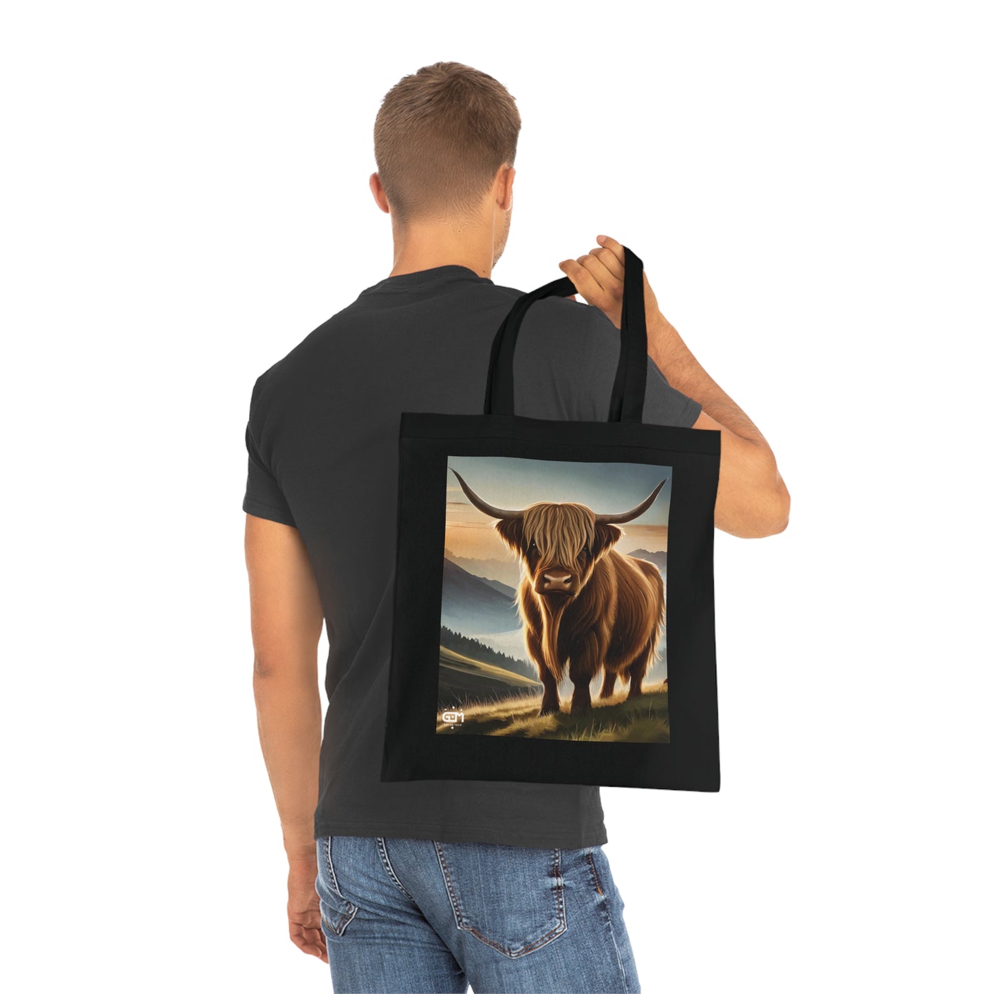 Scottish Nature Coloured Cotton Tote Bag