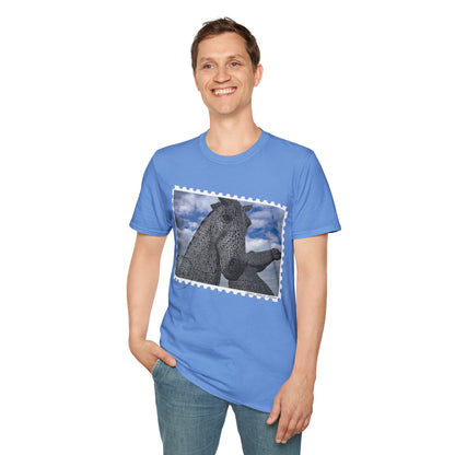 Postcard Kelpies Photo Softstyle T-Shirt, Unisex Tee, Scotland Shirt, Various Colours