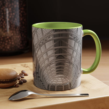 Tasses décoratives Écosse en gros plan - Scènes variées (vert clair)