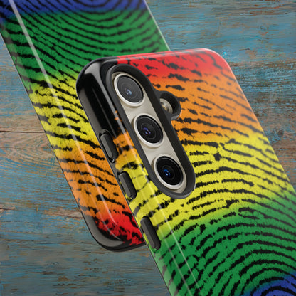 Edinburgh Castle Pride Phone Case - Fingerprint, Various