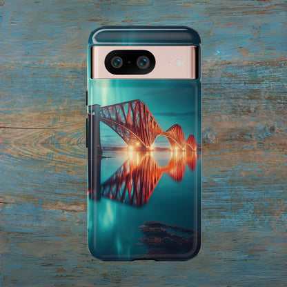 Forth Rail Bridge Art Phone Case, Scotland, Various