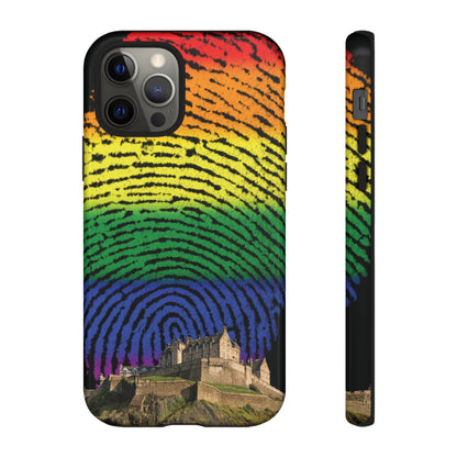 Edinburgh Castle Pride Phone Case - Fingerprint, Various