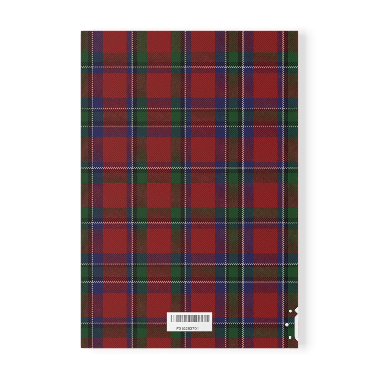 Scottish Tartan Softcover A5 Notebook - Sinclair