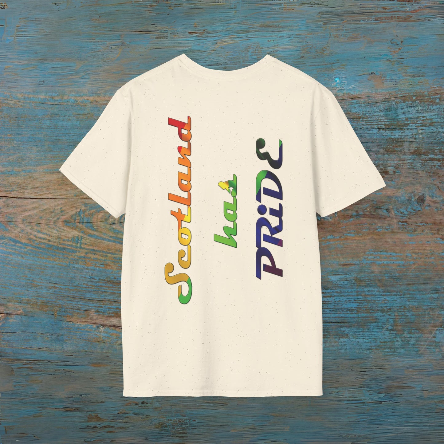 Scotland has PRiDE Flag Clan Regions Map Unisex T-Shirt, Various Colours