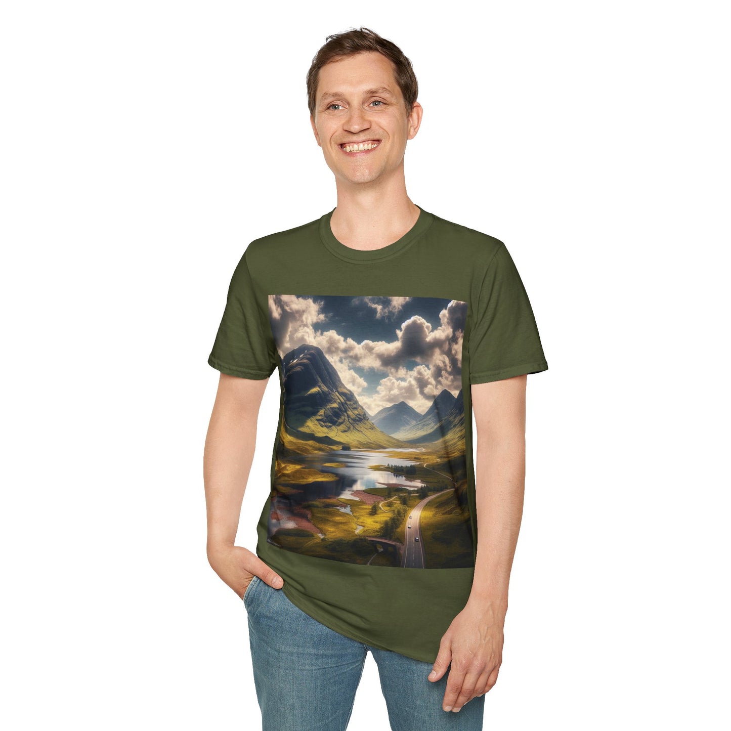 Glen Coe - Highlands Softstyle T-Shirt, Unisex Tee, Scottish Landmarks, Various Colours