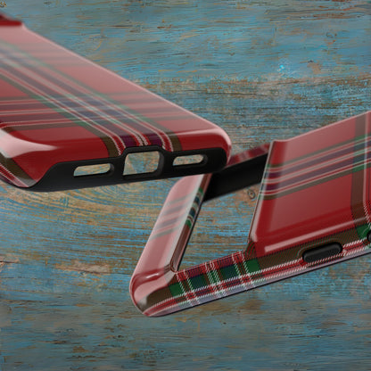 Scottish Tartan Phone Case - MacFarlane Red, Various