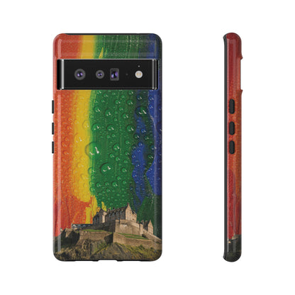 Edinburgh Castle Pride Phone Case - Rain, Various