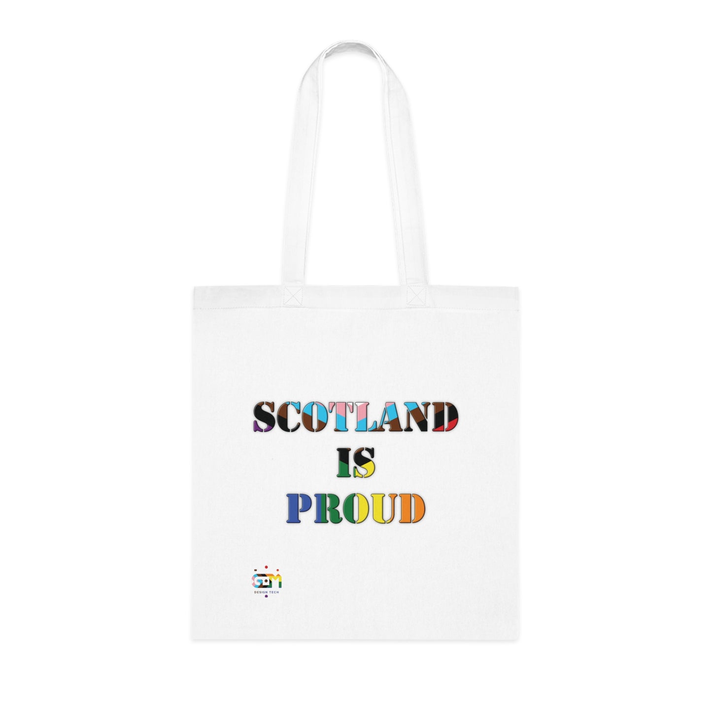 Scotland Pride Progress Map Cotton Tote Bag