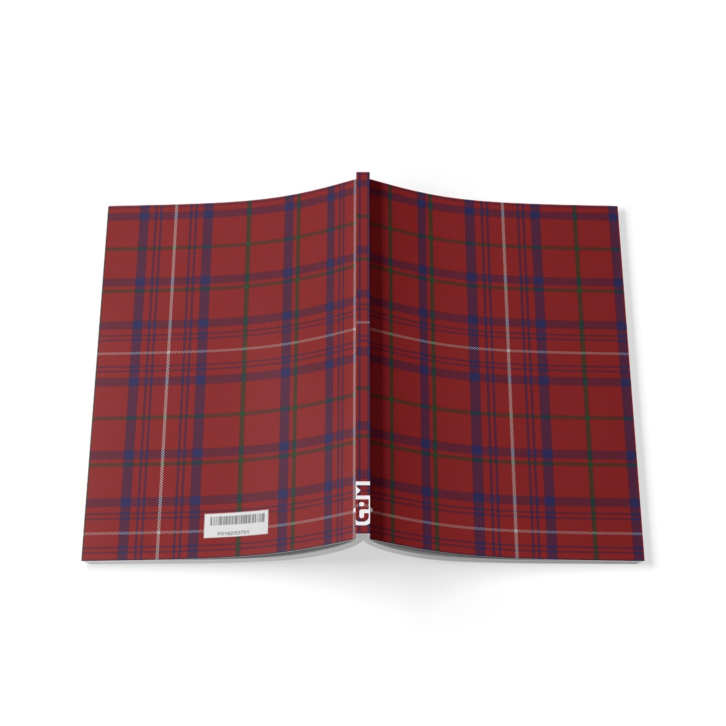 Scottish Tartan Softcover A5 Notebook - Rose