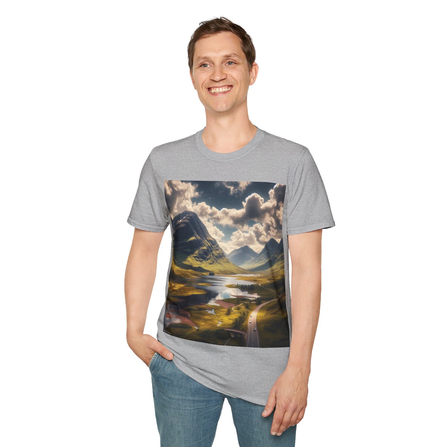 Glen Coe - Highlands Softstyle T-Shirt, Unisex Tee, Scottish Landmarks, Various Colours