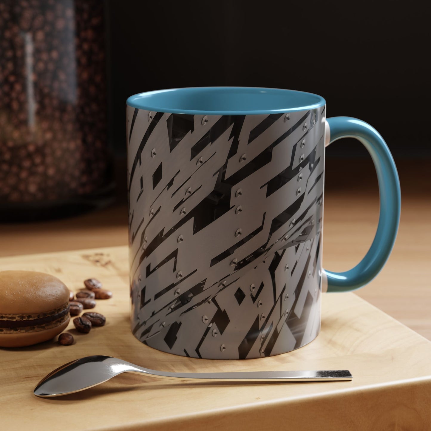 Tasses décoratives Écosse en gros plan - Scènes variées (bleu clair)