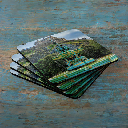 Scotland Up Close Cork Coaster Set - Various Scenes