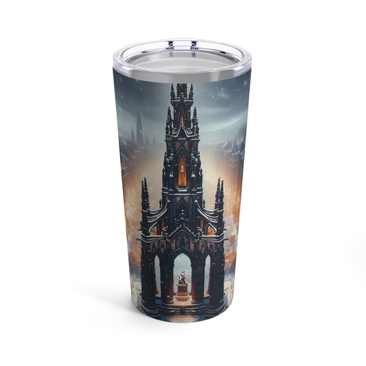 Scotland Scott Monument in Winter, Edinburgh Tumbler 20oz