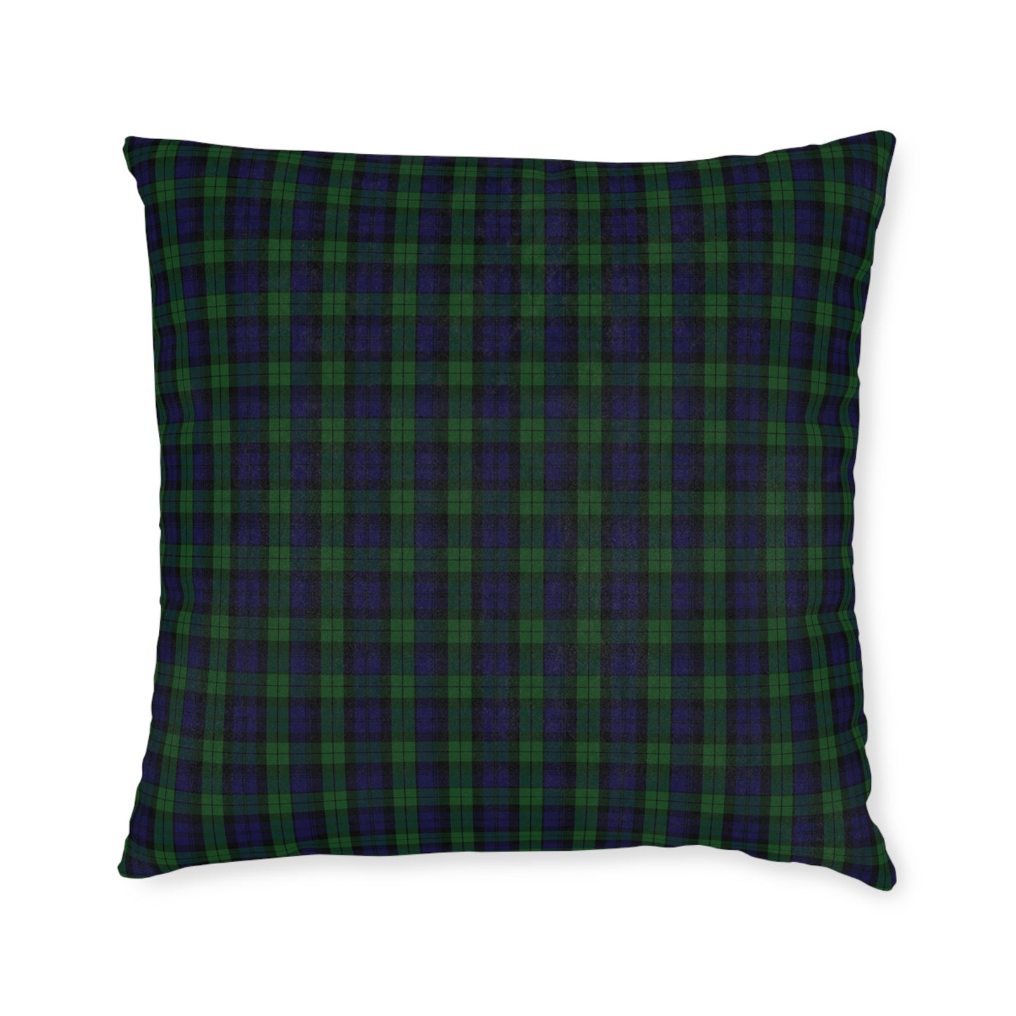 Reversible Square Cushion : Black Watch Tartan, Various Sizes