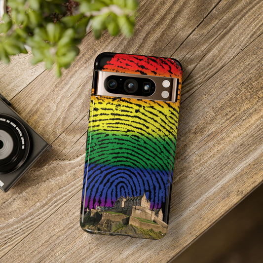 Edinburgh Castle Pride Phone Case - Fingerprint, Various