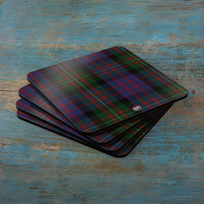 Scottish Tartan Cork Coaster Set (M/Mc/Mac)